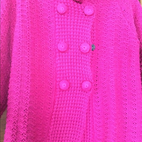 In Style Fushia Cardigan - Picture 2 of 4